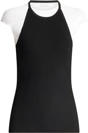 Salvatore Ferragamo Colourblock panelled top