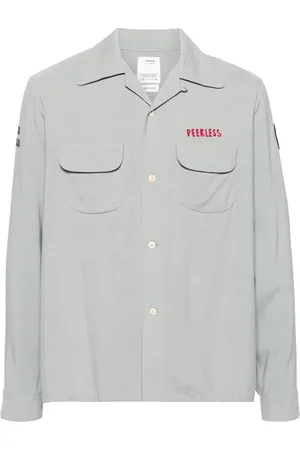 VISVIM Keesey logo-embroidered shirt