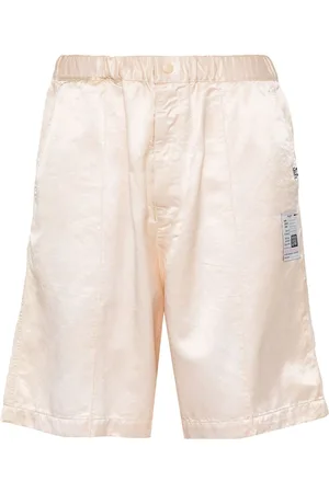 Maison Mihara Yasuhiro Satin bermuda shorts