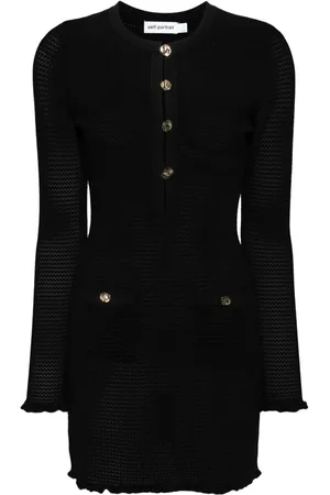 Self-Portrait Knitted mini dress