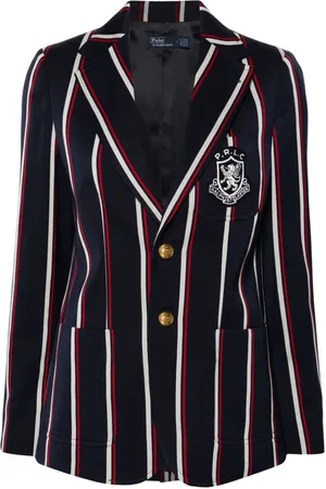 Ralph Lauren Striped single-breasted blazer