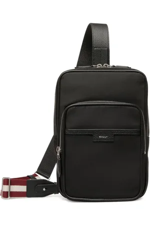 Bally Code canvas messenger bag