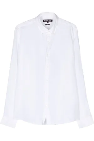 Michael Kors Long-sleeve linen shirt