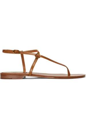 Ralph Lauren Buckle-fastened leather sandals