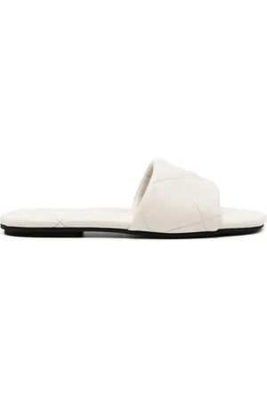 Emporio Armani Eagle-motif quilted sandals