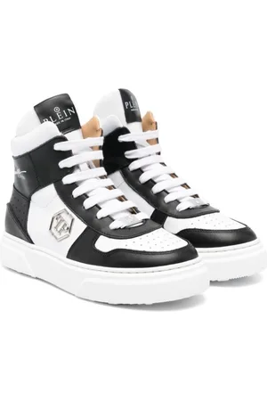Philipp Plein High-top leather sneakers