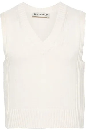 OUR LEGACY V-neck cotton vest