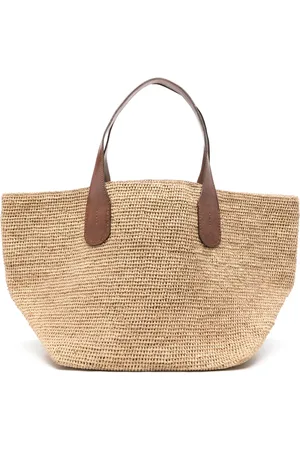 IBELIV Tokyo II raffia tote bag