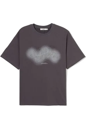 B+AB Text-embossed cut-out T-shirt