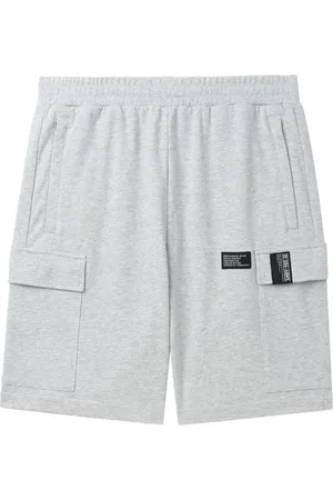 Izzue Logo-appliqué cotton shorts