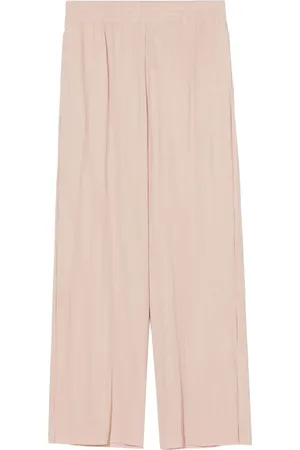 B+AB Ribbed wide-leg trousers