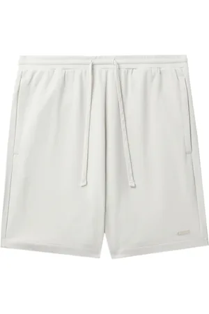 Izzue Drawstring-waist cotton shorts