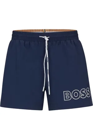 HUGO BOSS Logo-print swim shorts