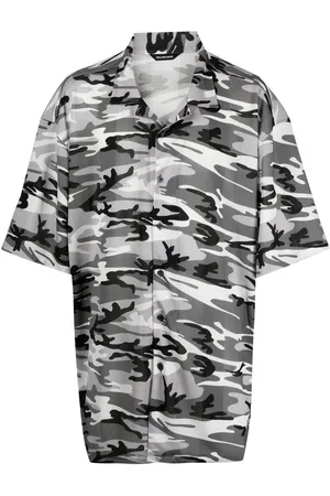Balenciaga Camouflage-print shirt