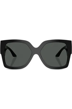 VERSACE Greca oversize-frame sunglasses