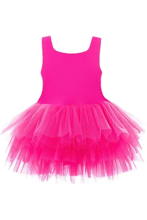 Mimi Tutu Square-neck tutu dress