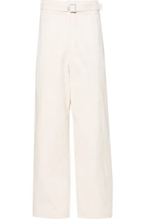LEMAIRE Mid-rise straight-leg trousers