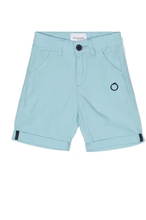 Trussardi Logo-embroidered chino shorts