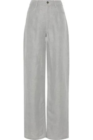 Loulou de Saison Peran mélange straight trousers
