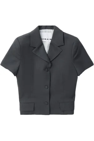 REMAIN Single-breasted short-sleeve blazer