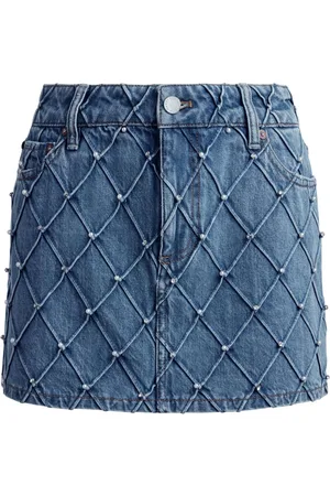 ALICE+OLIVIA Joss quilted mini skirt