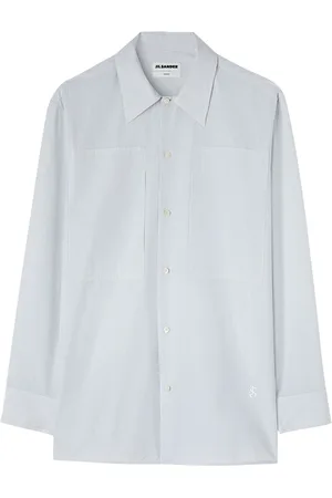 Jil Sander Striped long-sleeve cotton shirt