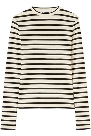Jil Sander Stripe-print cotton T-shirt