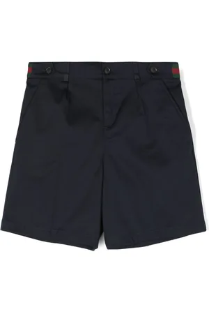 Gucci Web-stripe cotton shorts