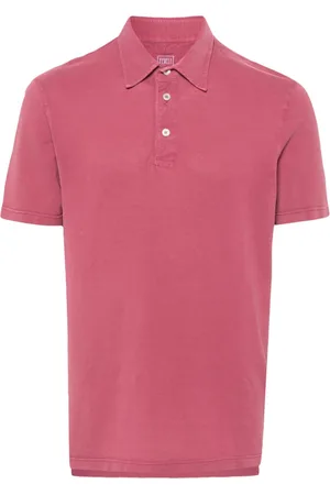 FEDELI Piqué-weave polo shirt