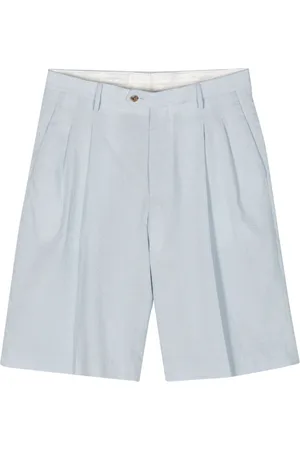 LARDINI Striped straight-leg shorts
