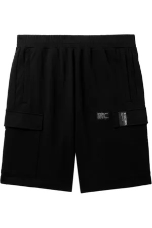 Izzue Logo-appliqué cotton shorts