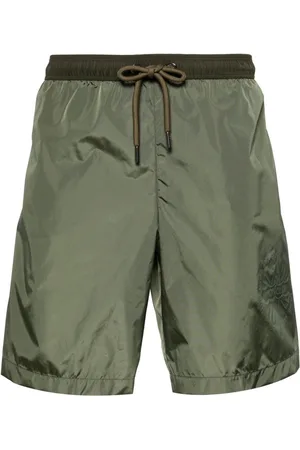 Moncler Logo-print drawstring swim shorts
