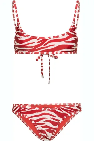 The Attico Abstract-print bikini
