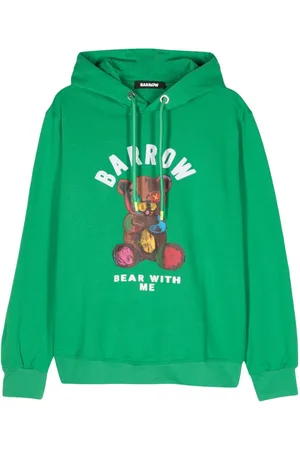 BARROW Logo-print cotton hoodie