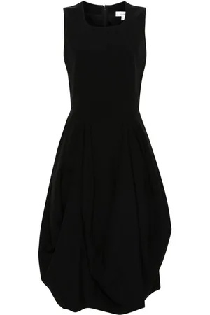Comme des Garçons Wool flared midi dress