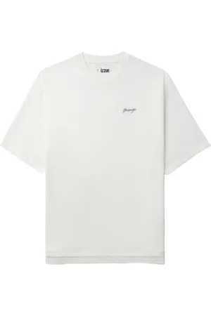 Izzue Logo-plaque cotton T-shirt
