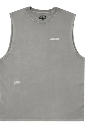 Izzue Logo-print cotton tank top