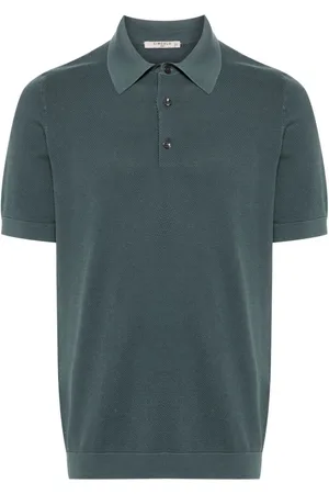 Circolo Textured polo shirt