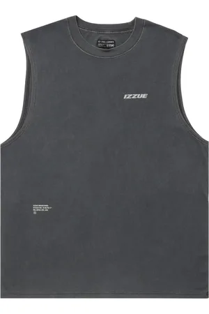 Izzue Logo-print cotton tank top