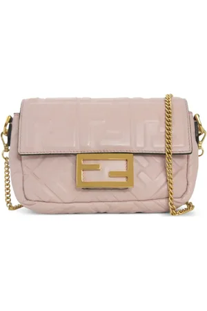 Fendi FF-debossed Baguette two-way bag