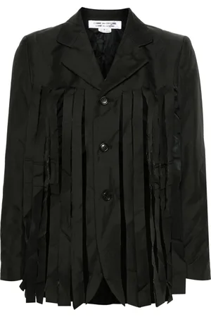 Comme des Garçons Fringe-detail blazer