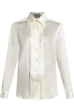 Tom Ford Pleated silk shirt