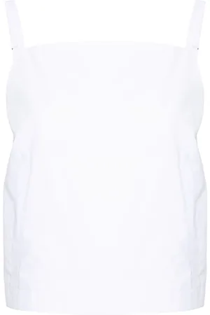 Sportmax Sleeveless cotton top