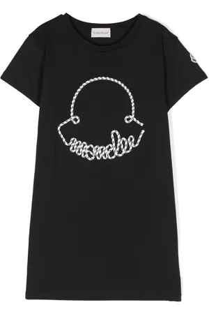 Moncler Logo-appliqué cotton dress