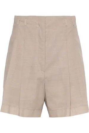 Serafini Pleated tailored shorts