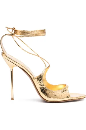 PARIS TEXAS 115mm leather sandals