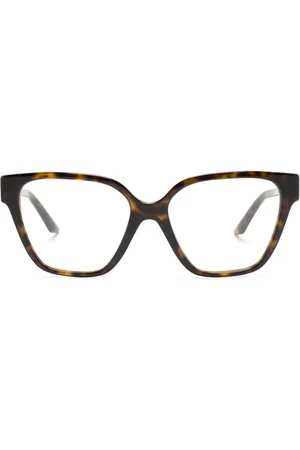 VERSACE Greca square-frame glasses