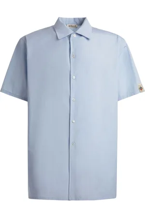 Bally Logo-appliqué cotton shirt
