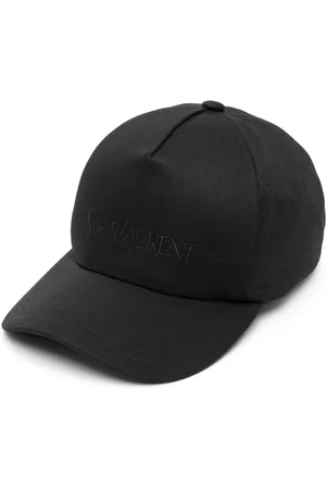 Saint Laurent Logo-embroidered gabardine-weave cap
