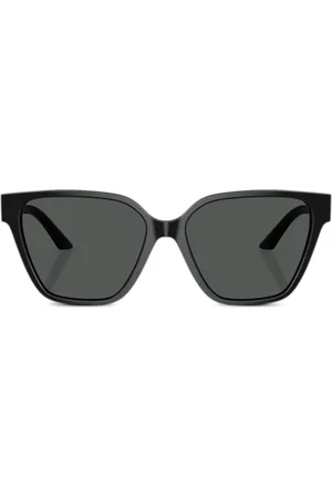 VERSACE Greca strass butterfly-frame sunglasses